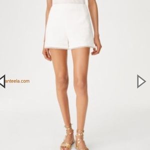 Club Monaco Frayed Hem Shorts